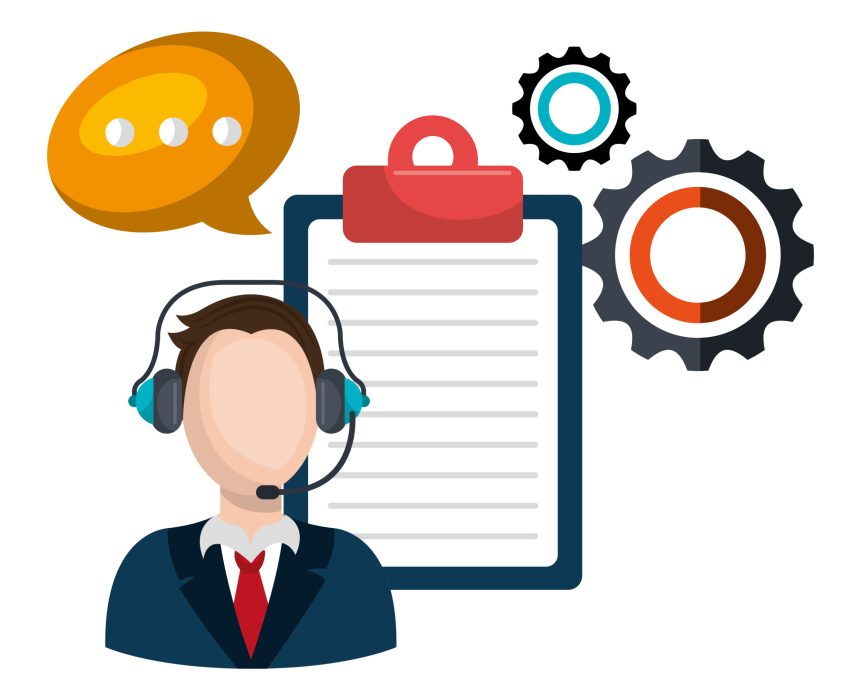 call center design, vector illustration eps10 graphic